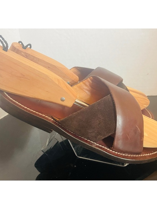 SUTOR MANTELLASSI BROWN SHOES – SIZE: 8 US / 7 UK Crisscross Retail $639 main image 5